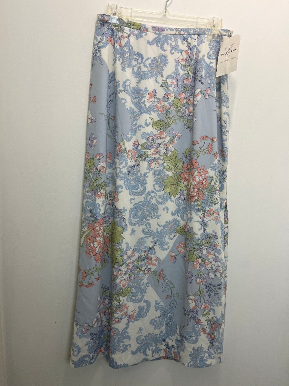 Emma James Womens Floral Long Skirt 8  New